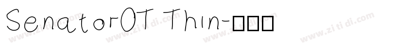 Senator0T Thin字体转换